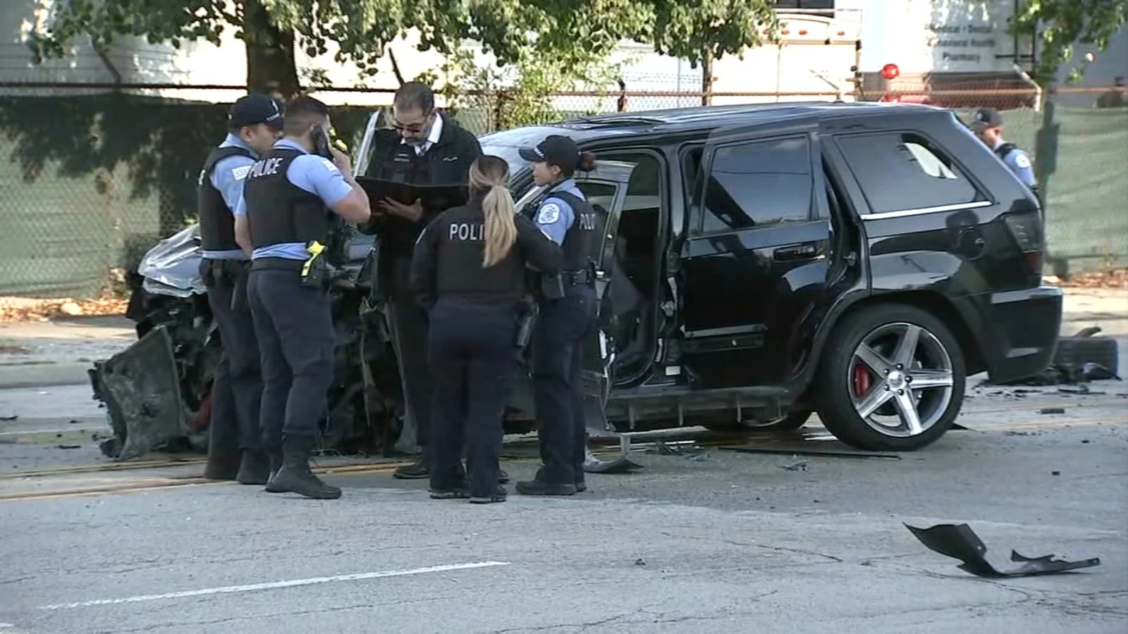 Multiple Shootings and Car Crash in Chicago Leave 9 Injured, Including 4 Police Officers