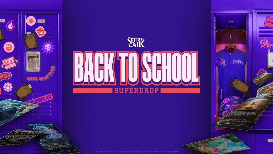 Secret Lair Unveils Eight Back-to-School MTG Drops for April 27