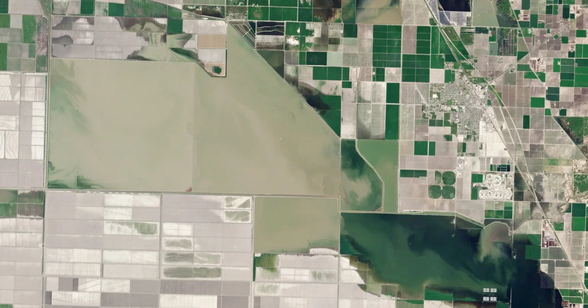 Tulare Lake Resurfaces in California After Historic Winter.