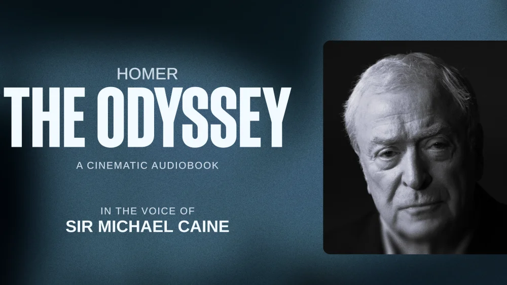 Michael Caine as AI Narrator Brews a 13-Hour Odyssey Audiobook