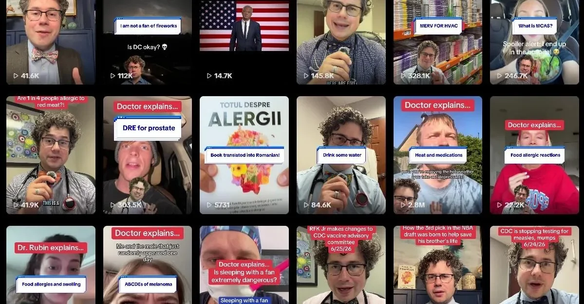 Bowtie, Mic, and Evidence: Dr. Rubin’s online mission to debunk medical myths