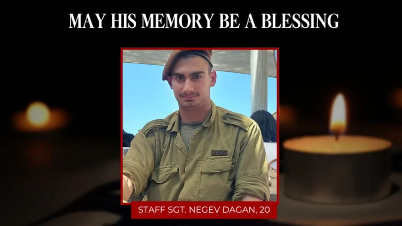 IDF Staff-Sgt Negev Dagan, 20, Killed by Hezbollah Mortar Near Litani River