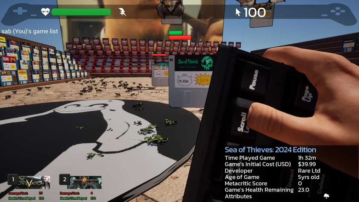 Backlog Battle Arena: Fight Your Unplayed Steam Games