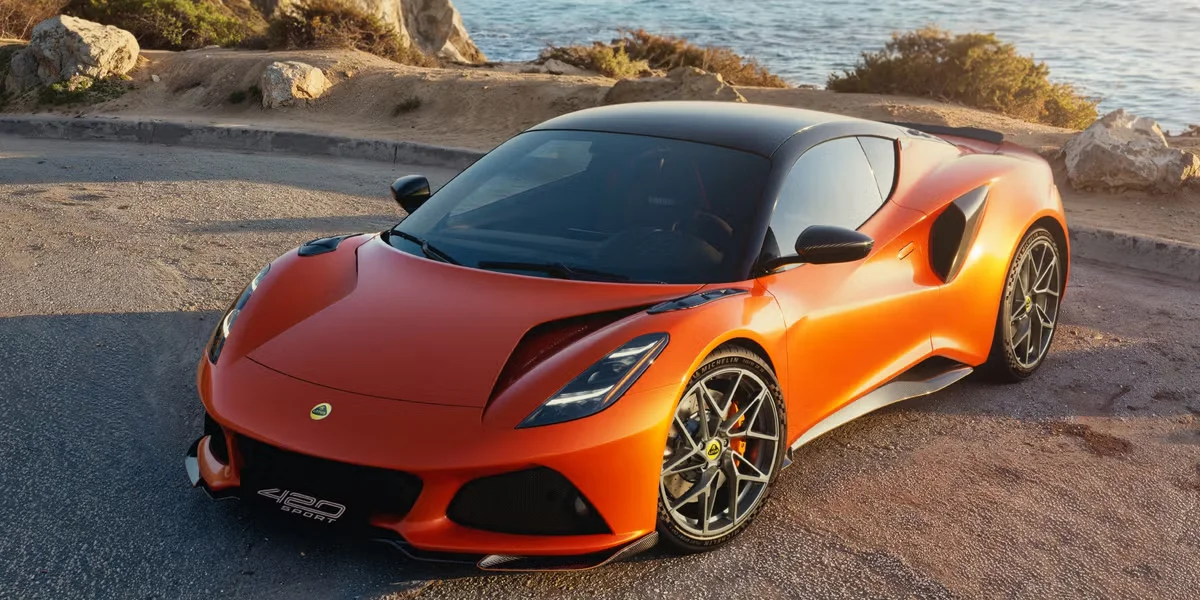 Lotus Emira 420 Sport Boosts Power, Slashes Weight, Adds Glass Roof