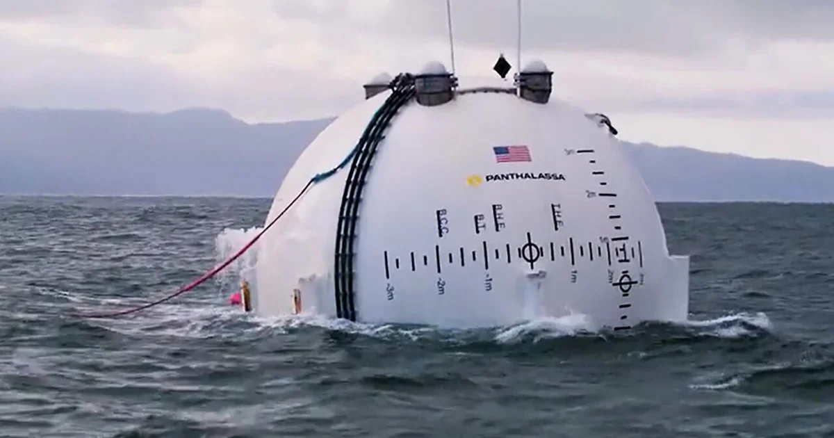 Sea-powered data centers ride the waves