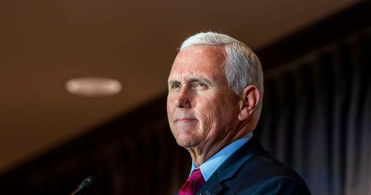 Pence defends Trump against politically motivated arrest.