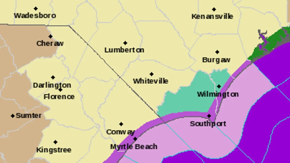 Coastal Storm Alert: Severe Weather and Flooding Expected in Wilmington, NC