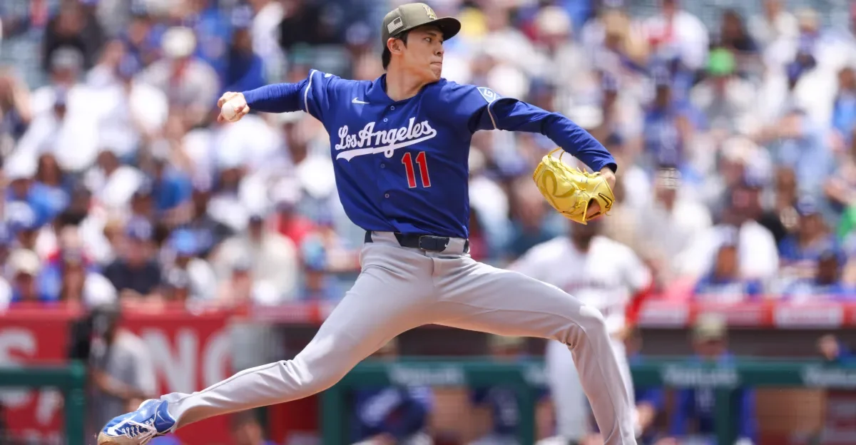 Sasaki Shines as Dodgers Rout Angels 10-1 to Sweep Series