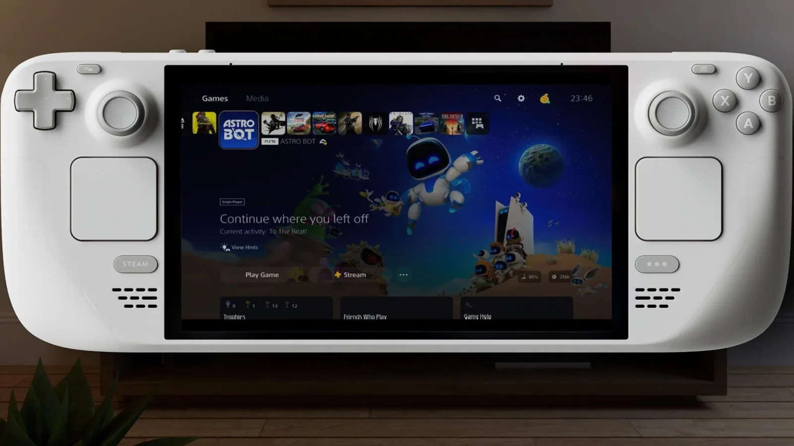 Steam Deck Gets PS5 Cloud Gaming, No Sony Console Needed