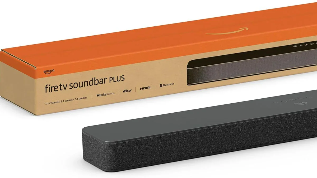 Amazon Fire TV Soundbar Plus Drops to $174, Packs 3.1 Dolby Atmos With Built-In Subwoofer