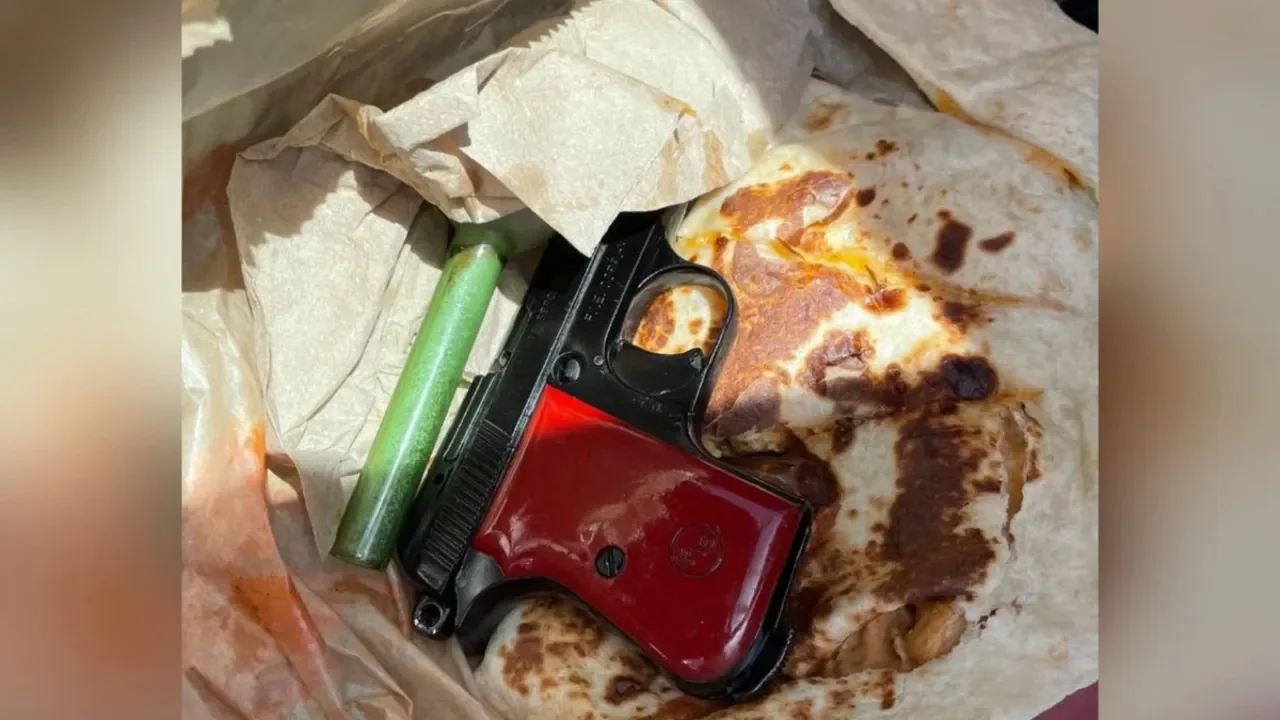 Man hides gun in Taco Bell quesadilla, gets arrested