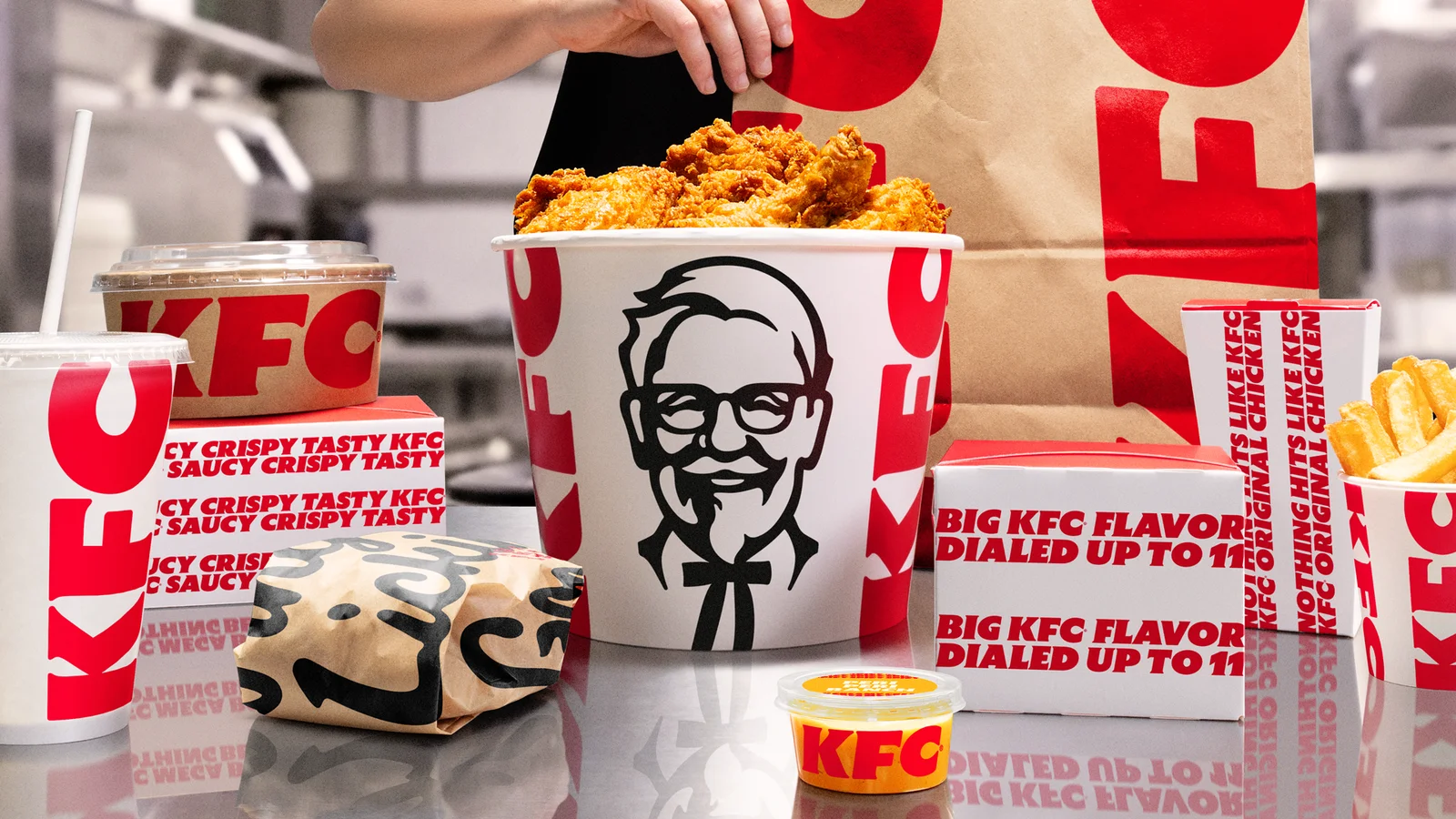 KFC rolls out a subtle, experience-led rebrand centered on a sleeker Colonel