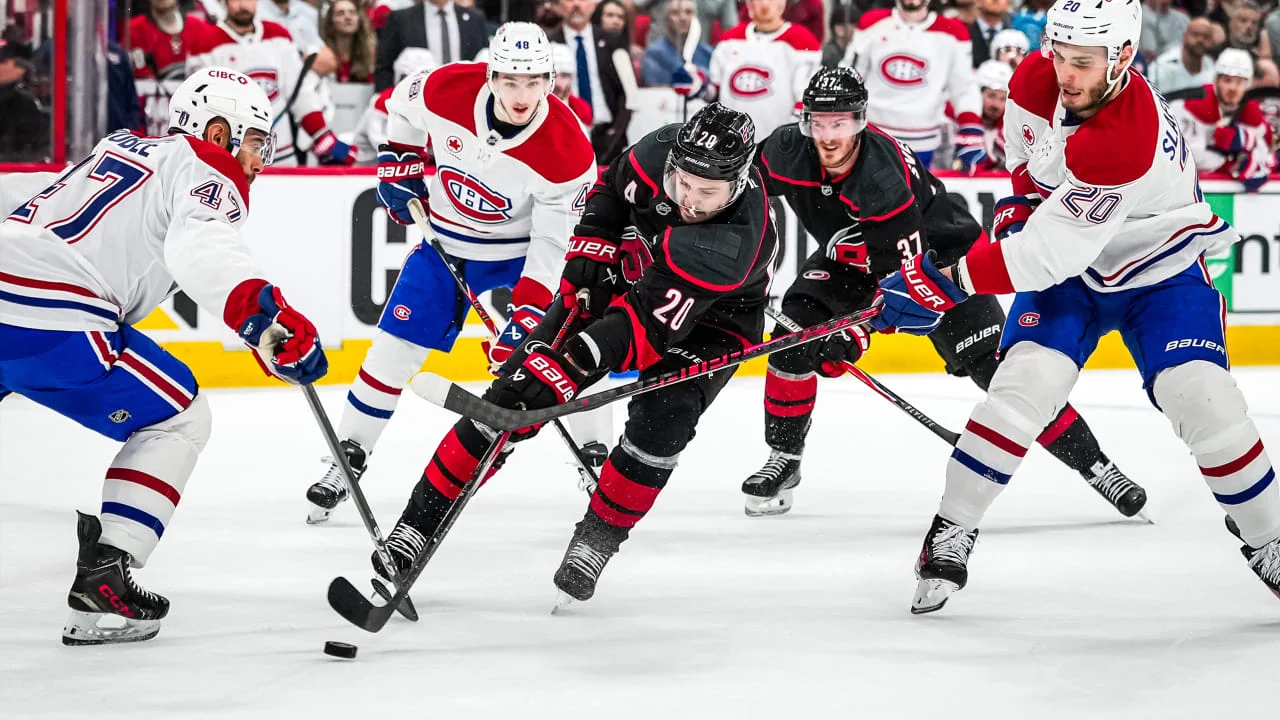 Canes stumble out of the gate as Canadiens grab Game 1 in East Final 6-2