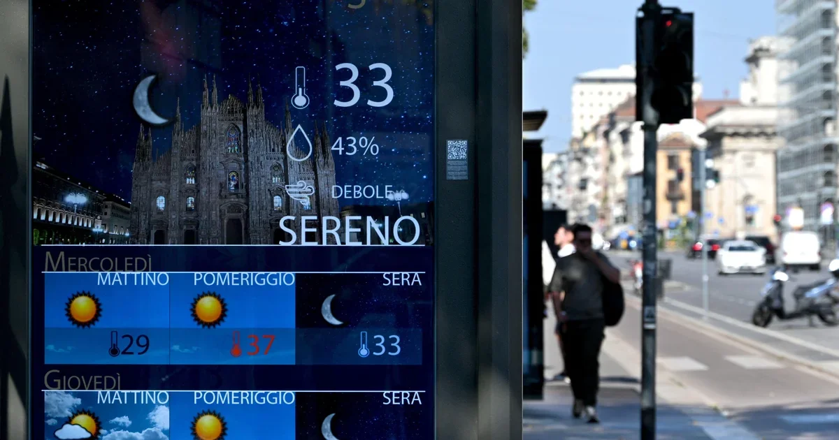 "Record-Breaking Heatwave Sweeps Europe, Milan Hits 260-Year High"