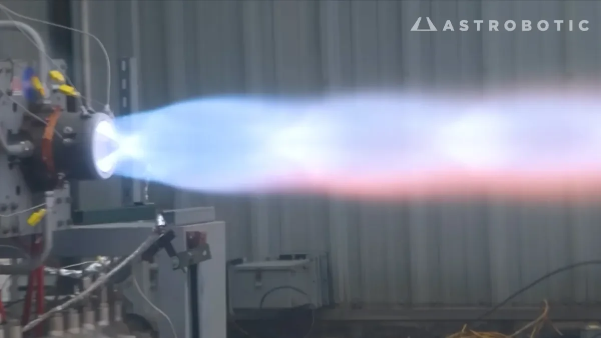 Astrobotic’s Chakram RDRE Delivers Spiraling Exhaust and a Record-Setting Burn