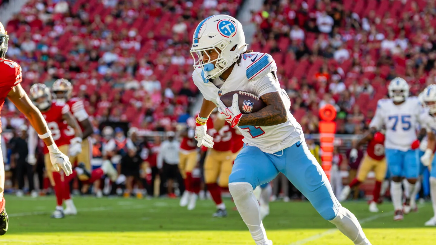 Titans WR Wan'Dale Robinson Evaluated for Concussion After Cheap Hit in Bears Joint Practice