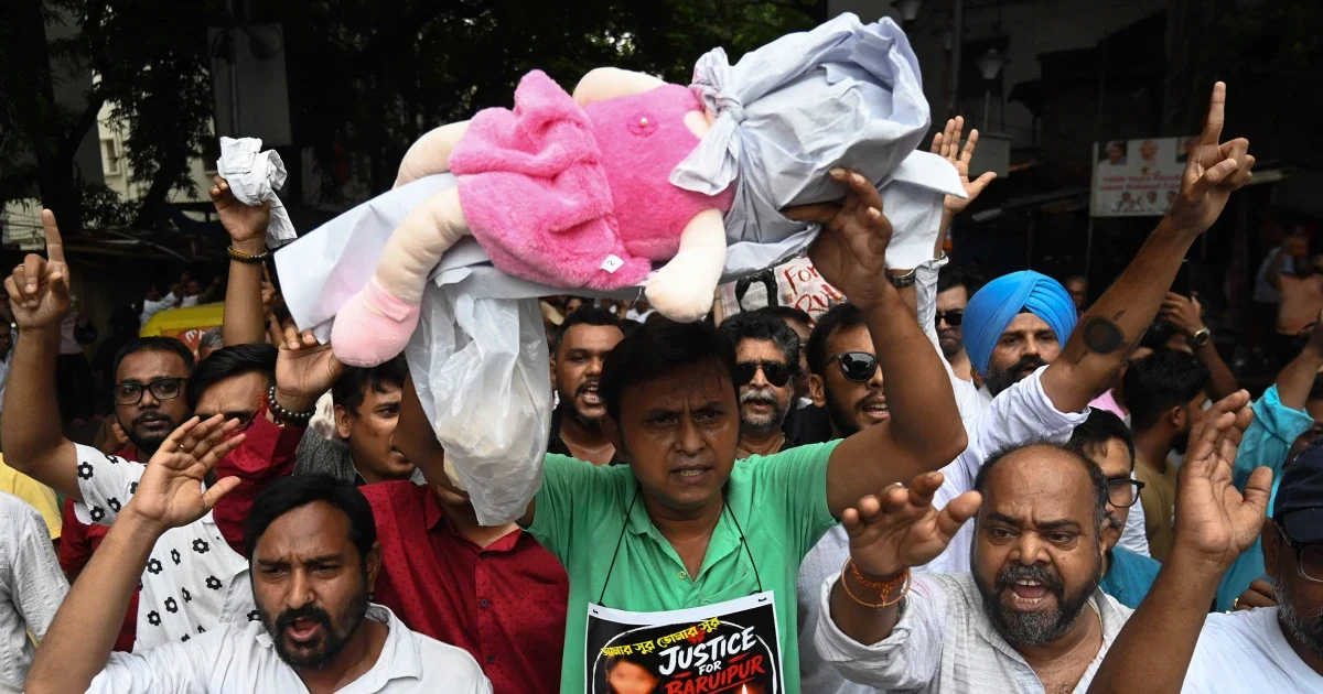 Dozens arrested as West Bengal protests over 11-year-old girl's rape and murder turn violent