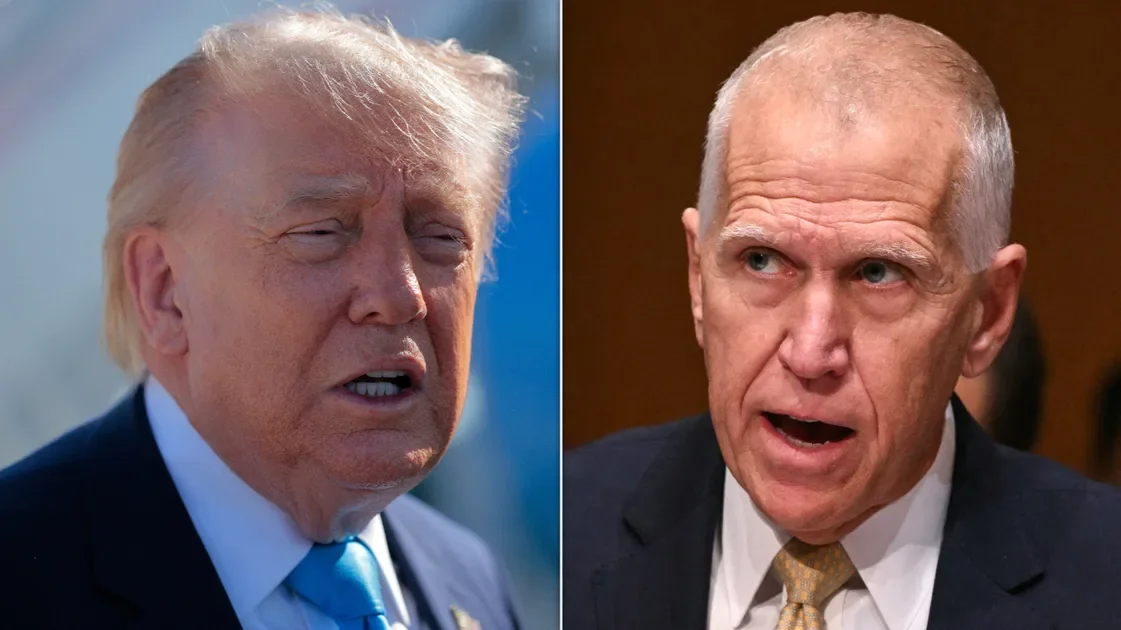 Trump Slams Tillis as GOP Discord Deepens Over 2026 Agenda