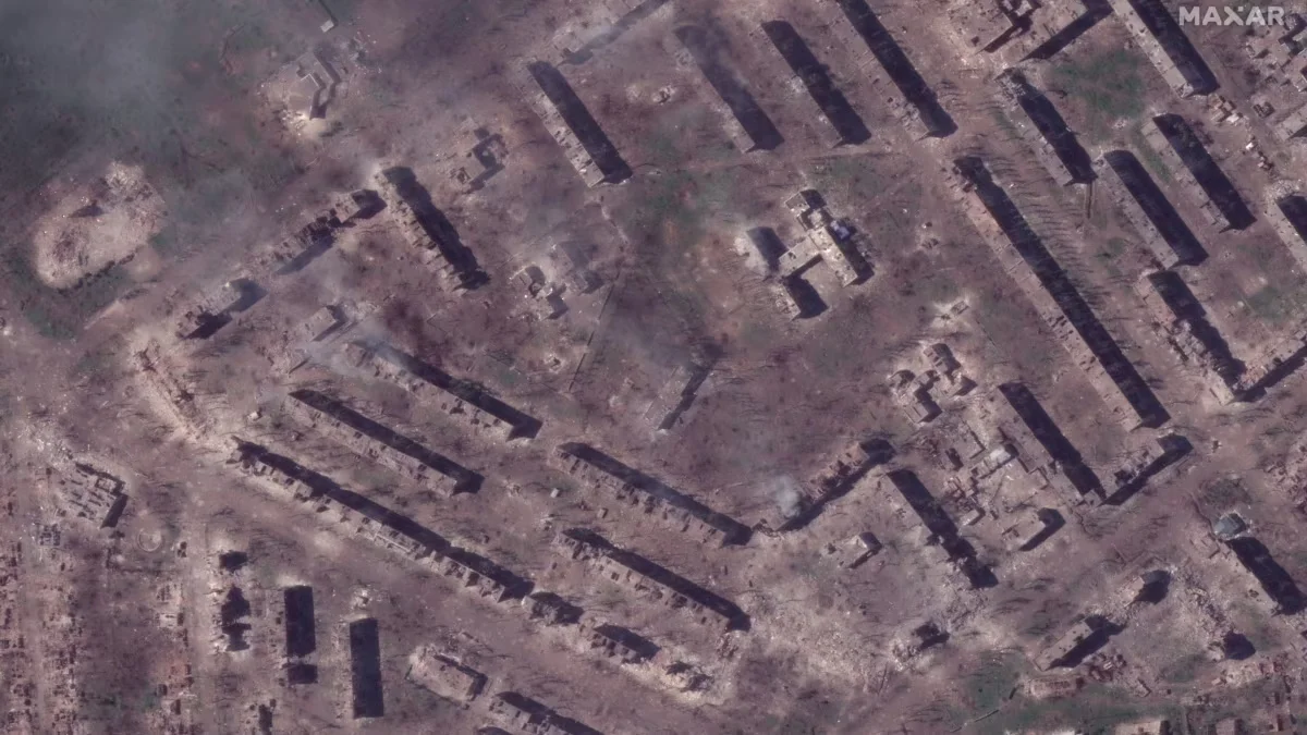 Bakhmut: A City Destroyed in Satellite Images
