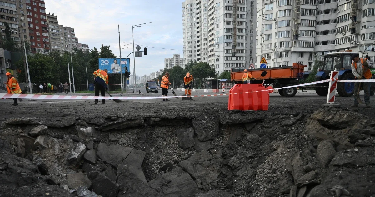 Russia’s Missile-Drone Blitz Hits Ukraine as Kyiv Seeks Faster Air-Defense Aid
