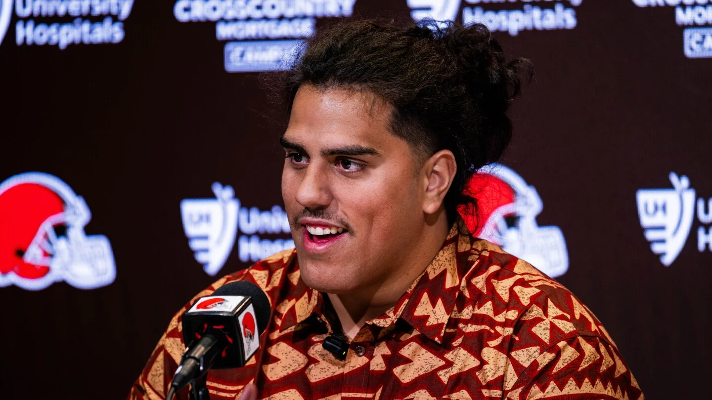 Browns ink Spencer Fano, seven other draft picks sign deals