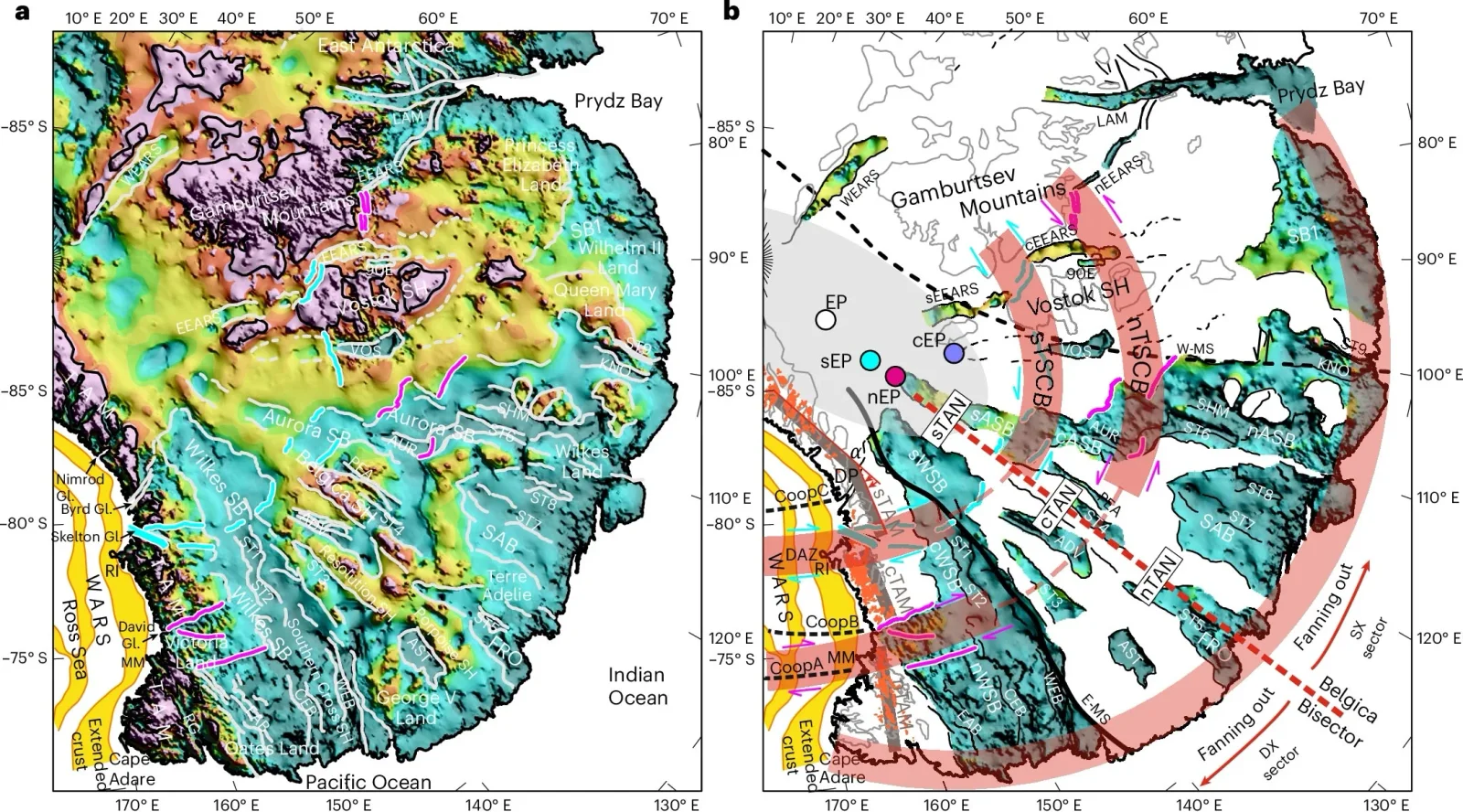 Ancient Basin Network Discovered Beneath East Antarctica