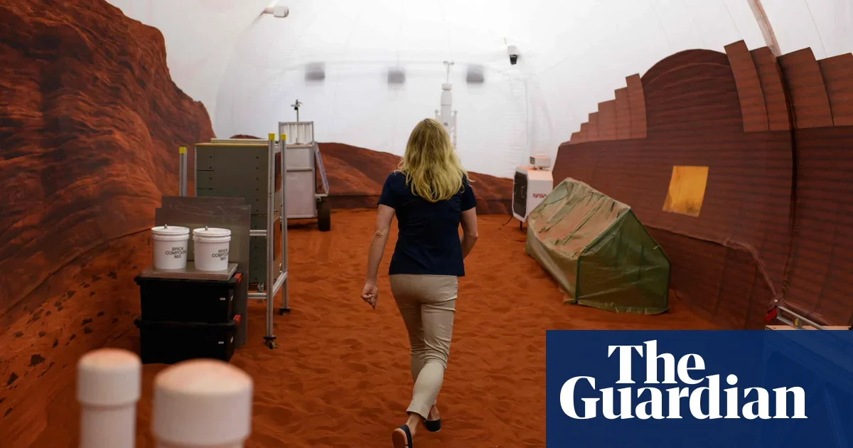 NASA's 3D-printed Mars habitat in Texas prepares humans for life on the Red Planet.