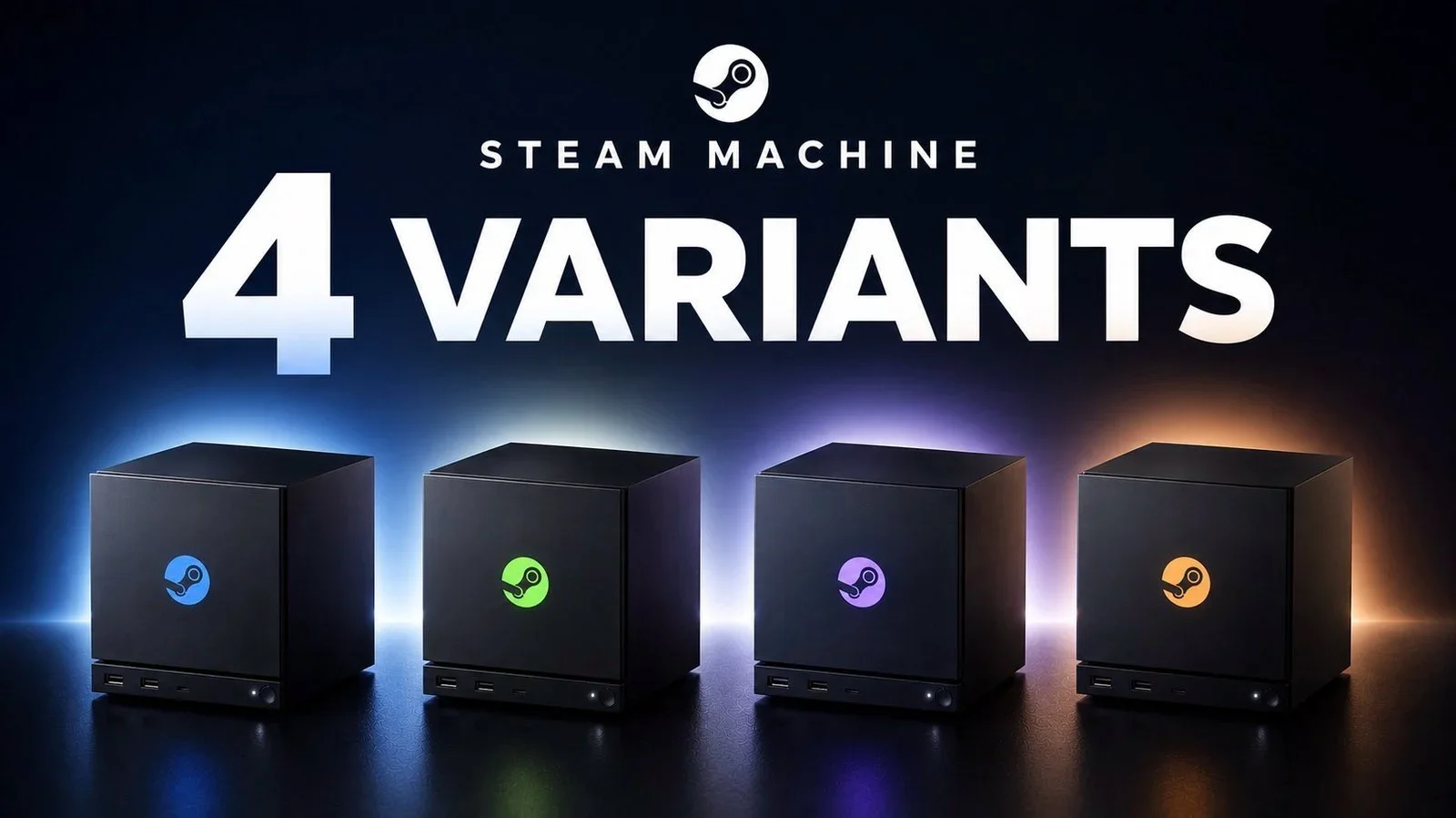 Valve Reveals Four Steam Machine Variants With Reserve System and Storage Options