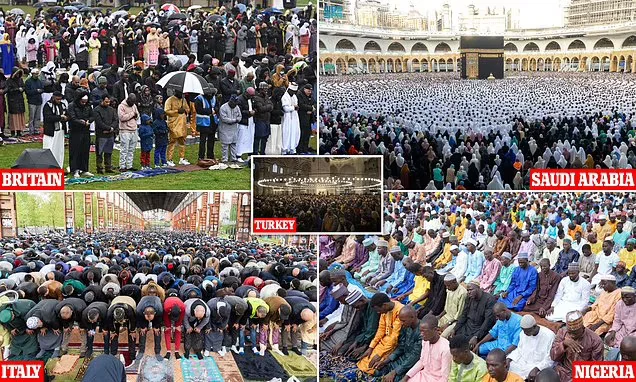 Global Muslims Celebrate Eid al-Fitr with Prayers and Festivities