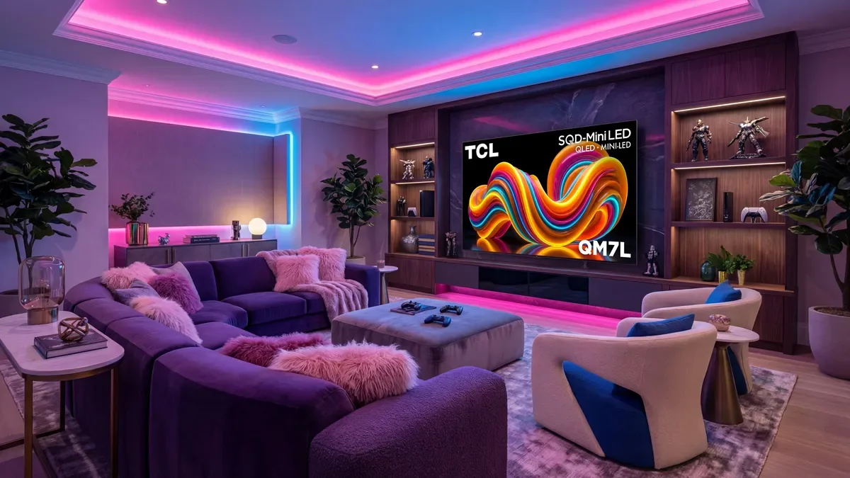 TCL's QM8L Aims to redefine color and brightness for Micro RGB TVs at CES 2026