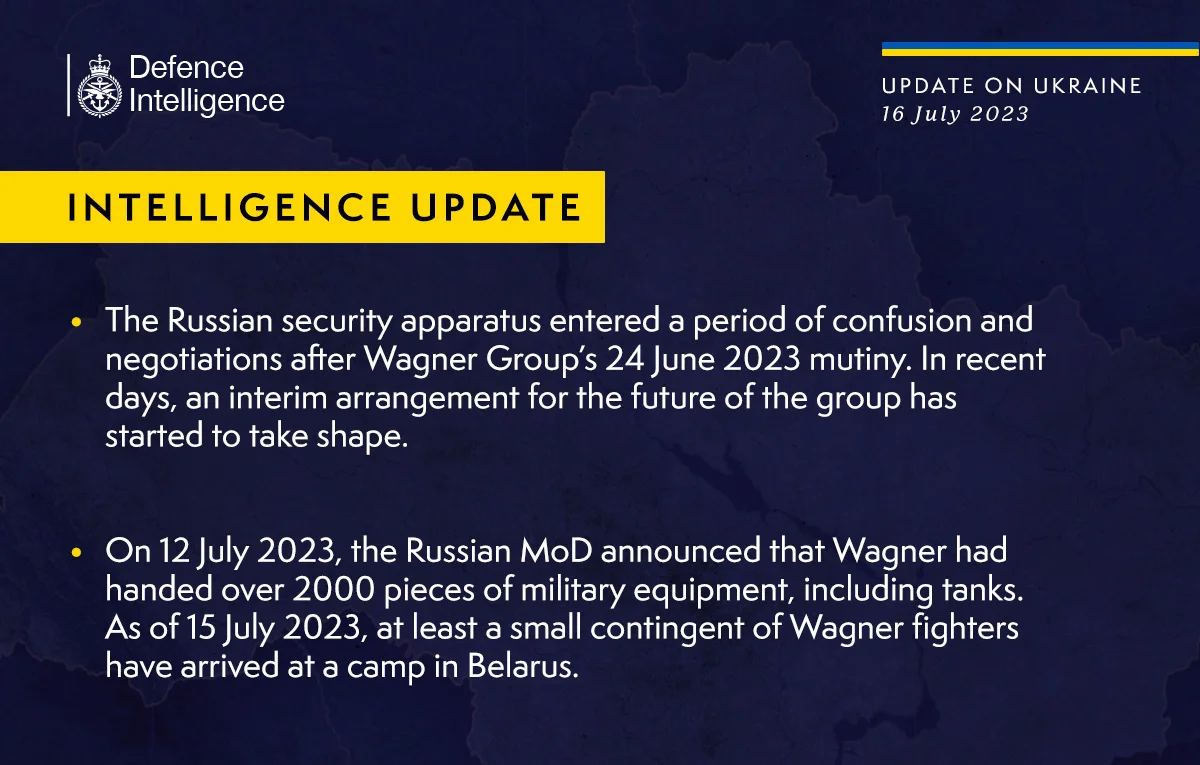 "British Defence Intelligence Provides Latest Update on Ukraine Crisis"