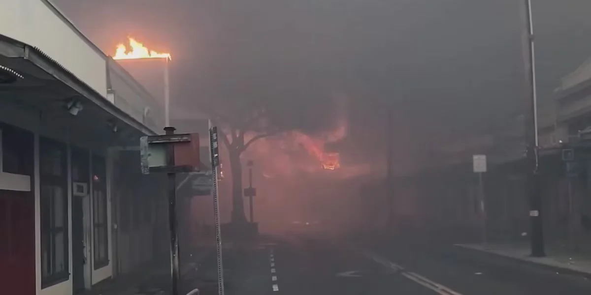 Huge Wildfire Devastates Lahaina Town, Forcing Evacuations