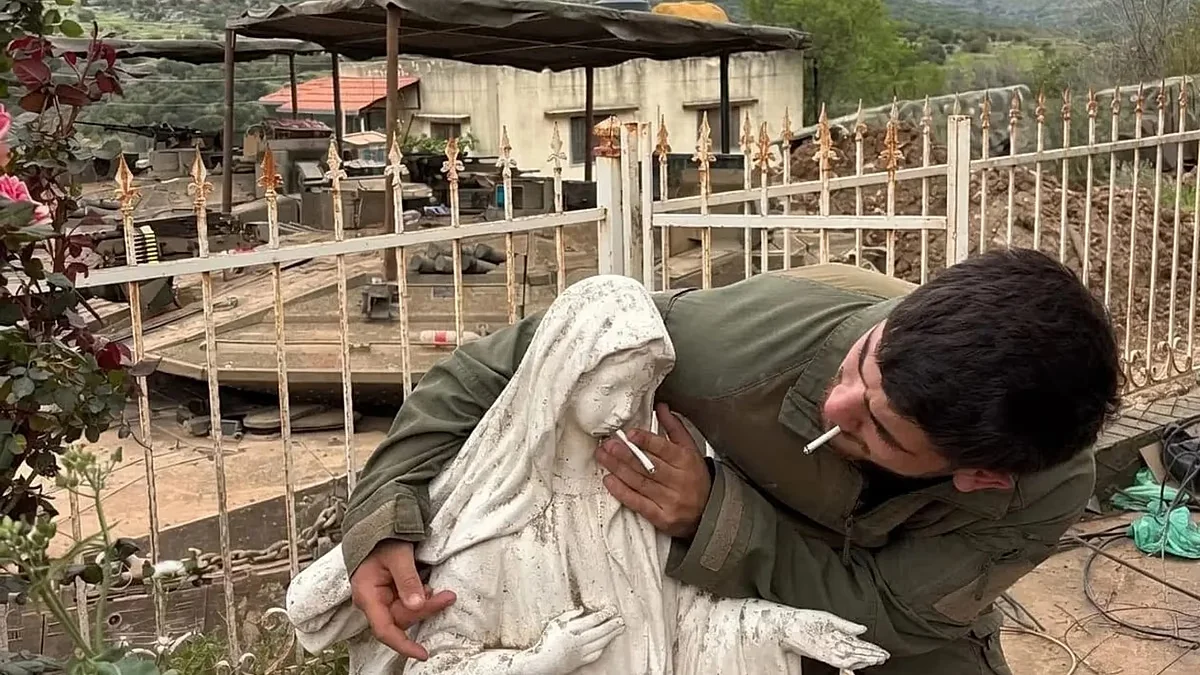IDF probes Virgin Mary statue desecration in Lebanon