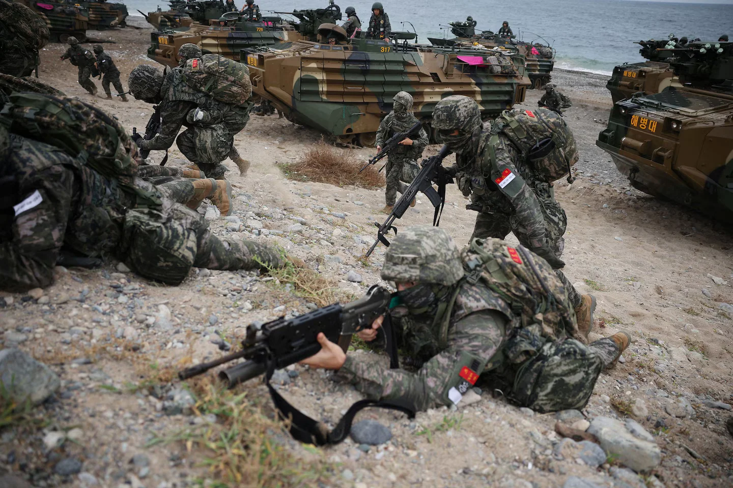 US trims Korea drills as Middle East deployments stretch forces