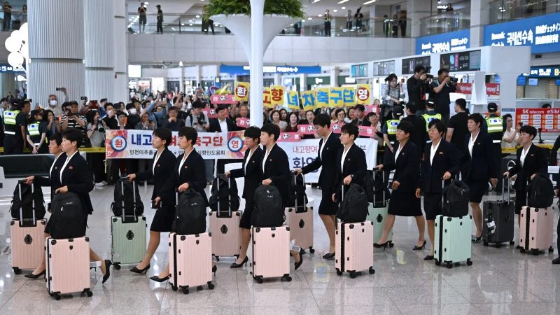 Historic NK women’s soccer team visits South for AFC semifinal, first such cross-border trip in 7+ years