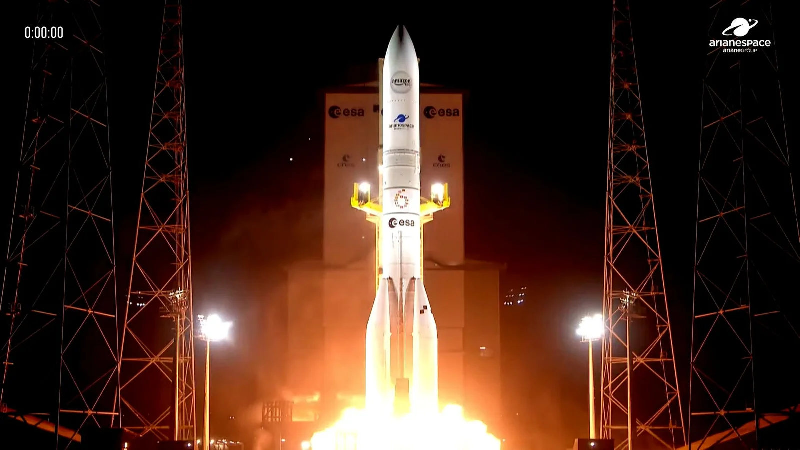 Ariane 6 lifts off with 32 Amazon Leo satellites for Kuiper constellation