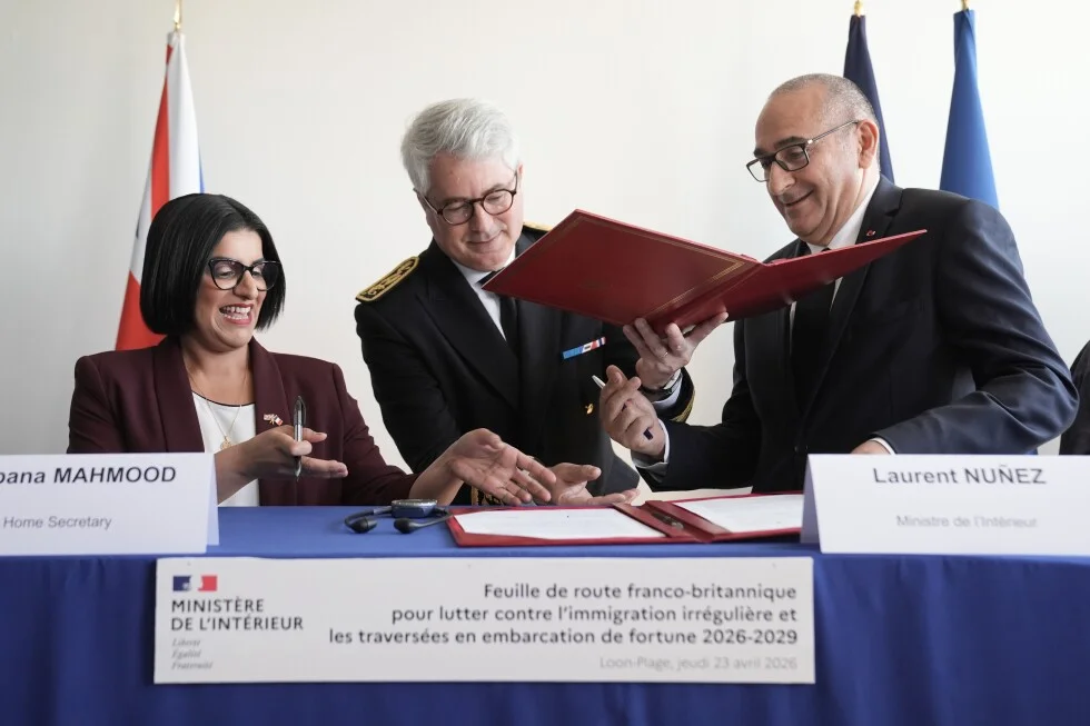 UK and France strike three-year pact to curb English Channel crossings
