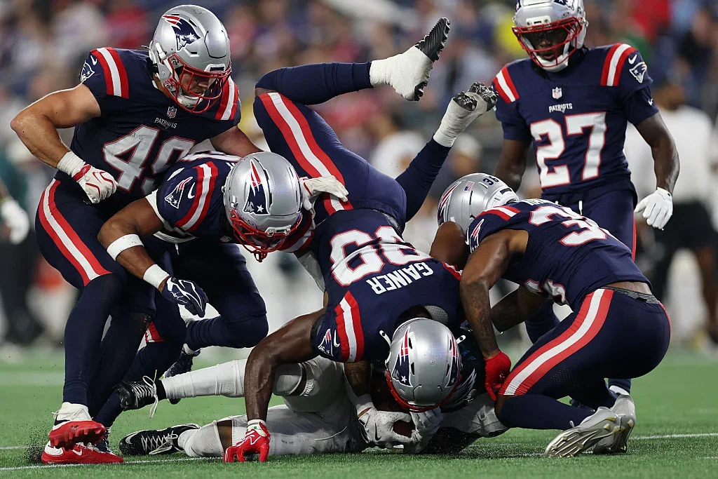 Patriots' depth tested as backups spark and stumble against Eagles
