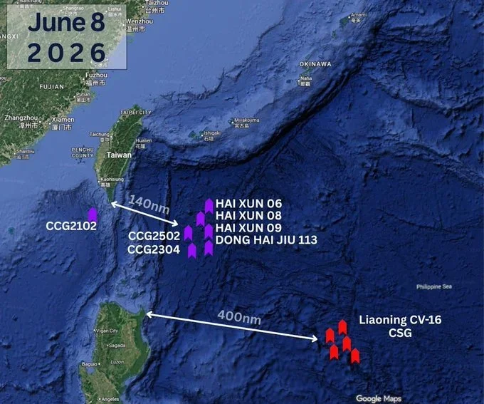 China Expands East-of-Taiwan Maritime Enforcement Amid Philippines-Japan Row