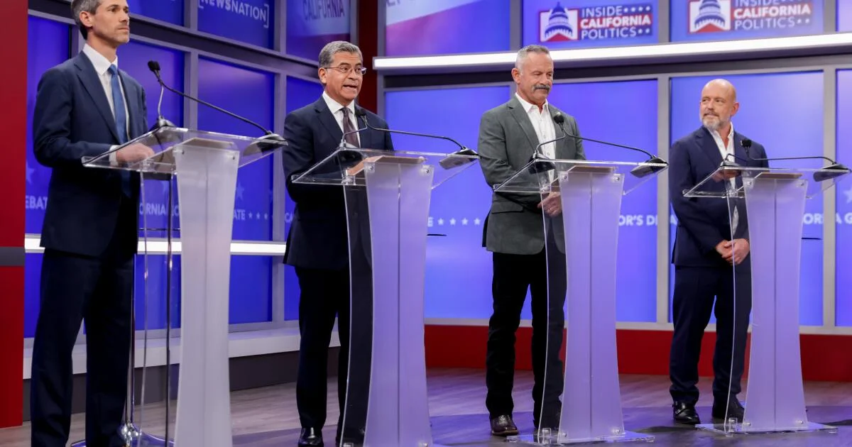 Fiery California governor debate centers on wealth, experience, and race