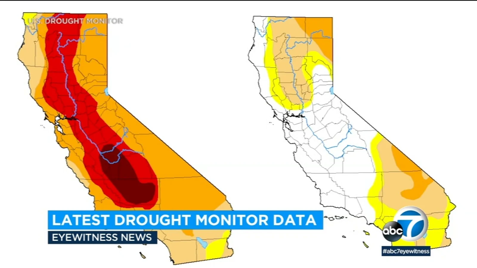 California's Drought Conditions Significantly Improve After Winter Storms.