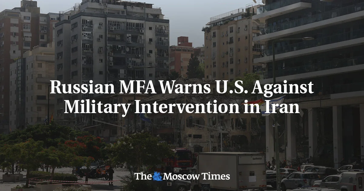 Russia Warns of Escalating Middle East Crisis Amid Iran Tensions