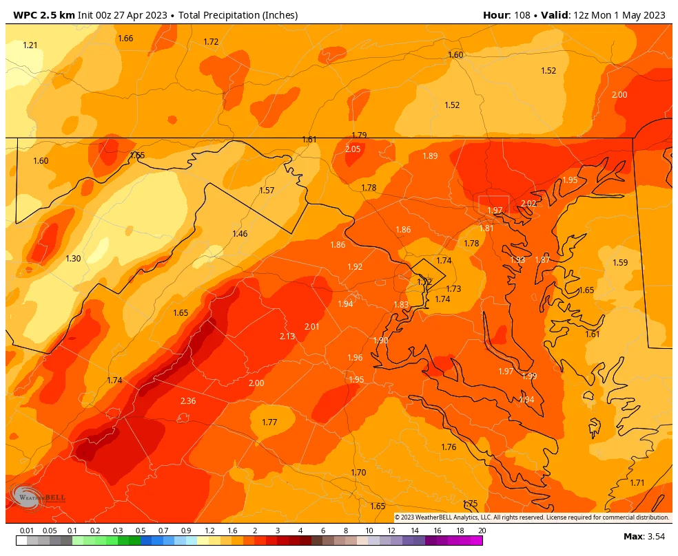 Upcoming D.C.-area weather: Mild start, weekend soakings, and rain pattern questioned.