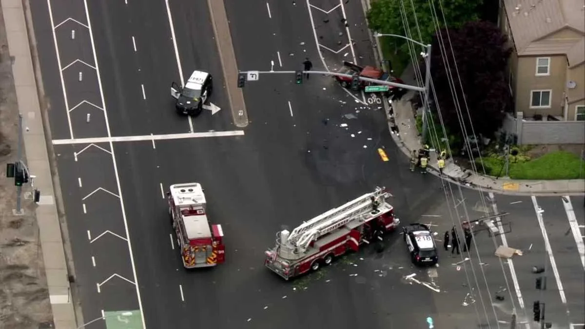 Stolen vehicle crashes injure and kill multiple people in Sacramento and Elk Grove.