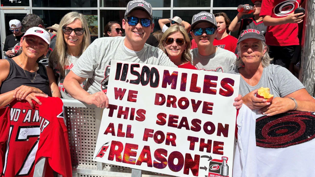Hurricanes toast first Stanley Cup in 20 years with massive Raleigh parade