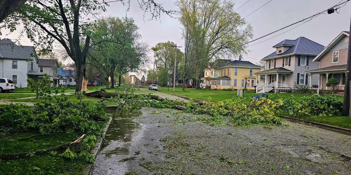 Severe storms cause widespread power outages and damage across multiple states.