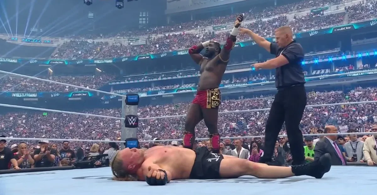 Oba Femi Stuns Brock Lesnar at WrestleMania 42