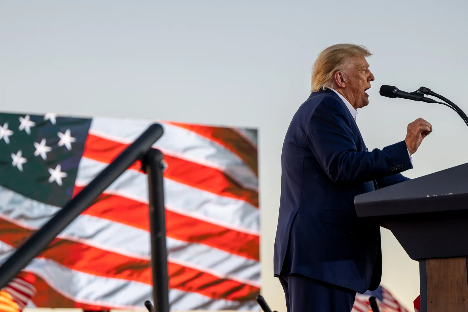 Trump Continues to Attack DeSantis at Rally in Waco.