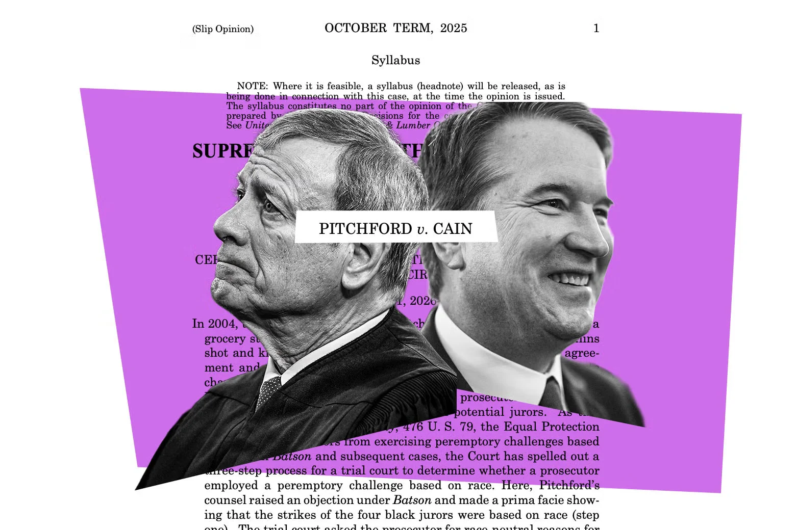Kavanaugh and Roberts Find Bias in Jury Selection, Narrow Batson Violations