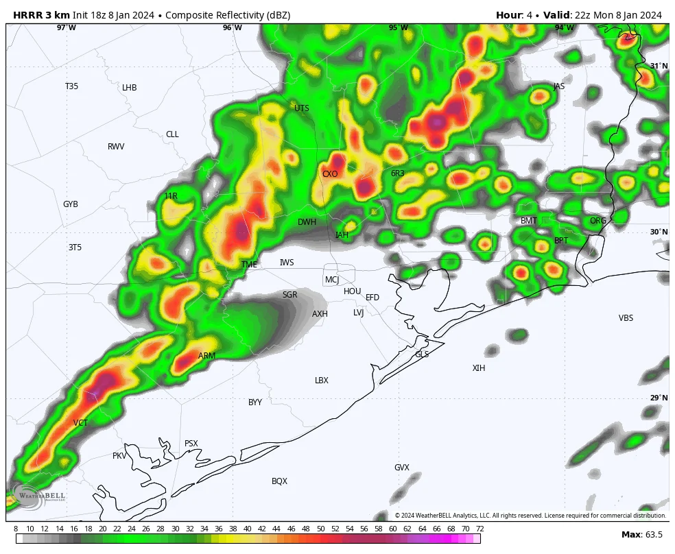 "NRG Stadium Braces for Severe Weather Threat During National Championship Game"